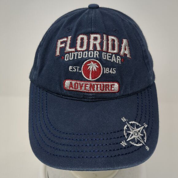 Florida Outdoor Gear American Classic Slideback Hat Blue OS Adjustable Sunpoint - Picture 2 of 8